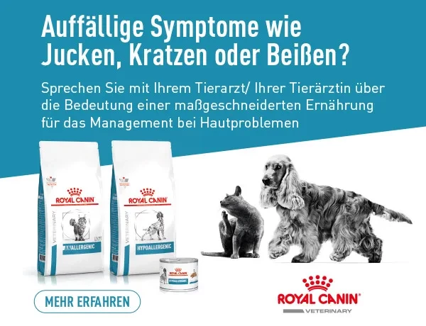 Royal Canin Diätfutter bei Hautproblemen von Hunden & Katzen