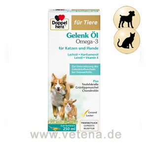 Doppelherz Gelenk Öl Omega-3 für Tiere