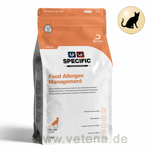 Specific Food Allergen Management FDD-HY Trockenfutter für Katzen