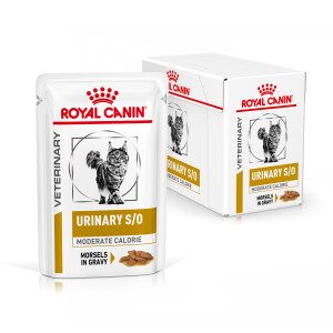 48x85 g Royal Canin Urinary Moderate Calorie Morsels in...