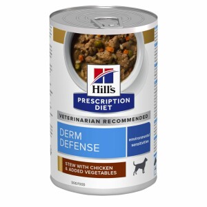 12x354 g Hills Derm Defense Ragout mit Huhn & Gemüse für Hunde