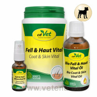 cdVet Fell & Haut Bundle für Hunde