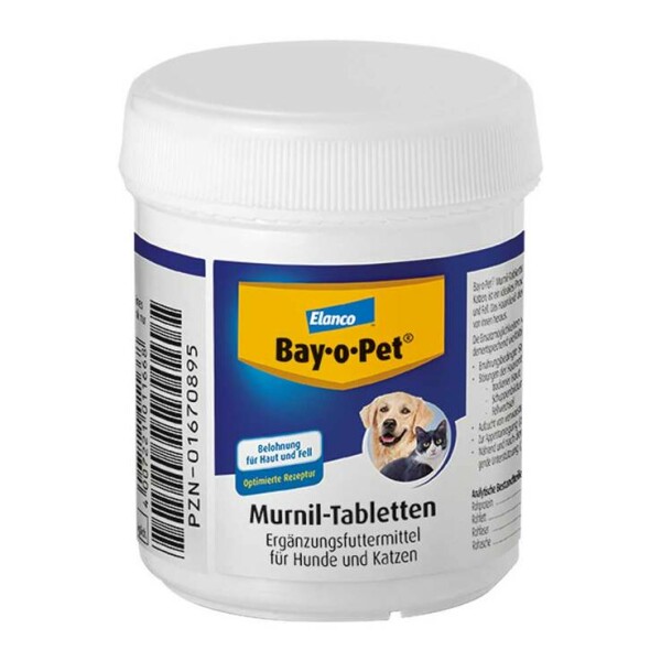 80 Tabletten Bay-o-Pet Murnil Hund & Katze