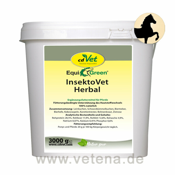 cdVet EquiGreen insektoVet Herbal für Pferde