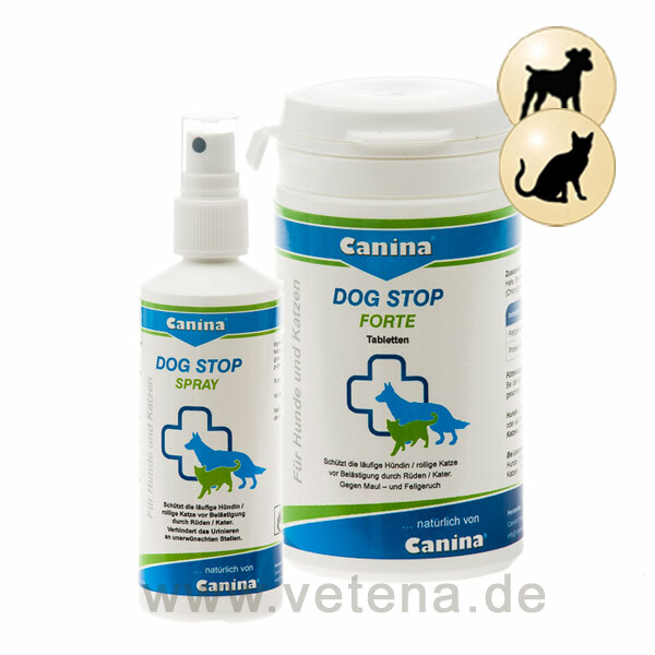 Canina Dog Stop Spray & Forte Tabletten