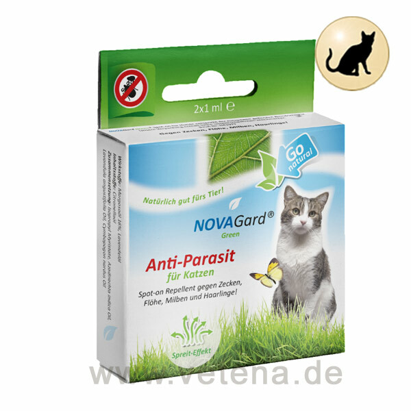 NovaGard Green Anti - Parasit Spot-On für Katzen